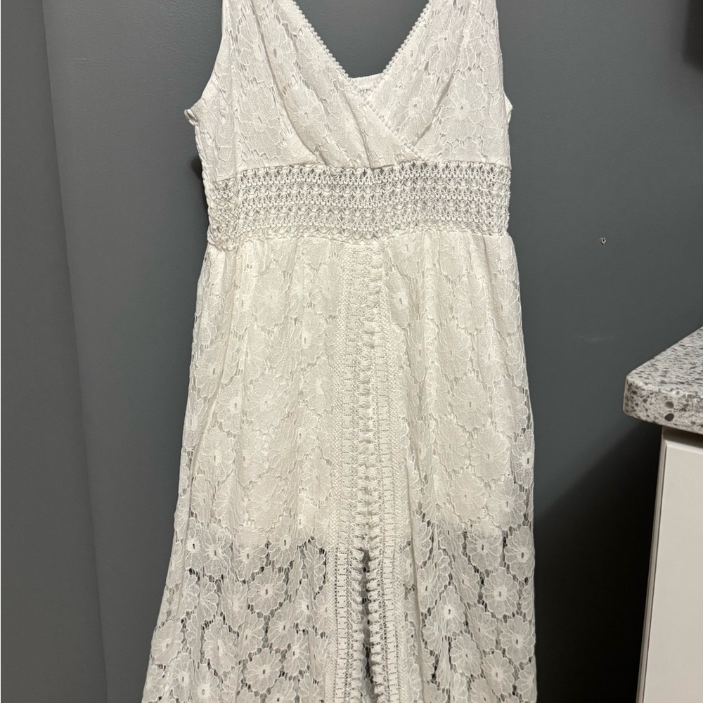 Cupshe White Lace Dress